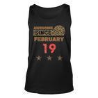 Awesome Since Februar 19 Leopardenmuster Vintage-Geburtstag Tank Top