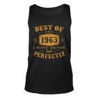 Best Of 1963 Jahrgang 60 Geburtstag Herren Damen Geschenk Tank Top