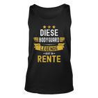 Bodyguard Rentner Spruch Diese Legende Geht In Rente Tank Top