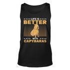Capybara Capy Mama Capybara Liebhaber Wasserschwein Tank Top