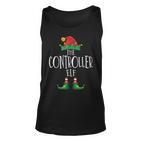 Controller Elf Gamer Familie Passender Pyjama Weihnachten Tank Top