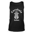 Cornhole Queen Lustiges Damen Unisex TankTop, Motiv für Spielbegeisterte