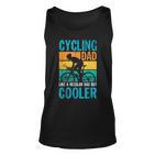 Cycling Dad Unisex TankTop für Herren, Cool Papa Radfahrer Design