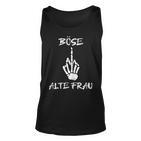 Damen Böse Alte Frau Für Oma Großmuter Spruch Rockerin V2 Tank Top