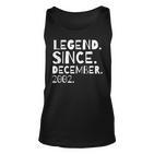 Dezember 2002 Geburtstagslegende Unisex TankTop für Jungen und Mädchen