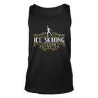 Eiskunstlauf-Legende Schwarzes Unisex TankTop, Stilvoll für Eislaufbegeisterte