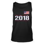 Geburtstag 2018 Unisex TankTop mit Amerikanischer Flagge für Männer und Frauen