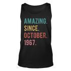 Geschenk Zum 55 Geburtstag Amazing Since Oktober 1967 Tank Top