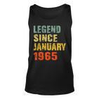 Geschenke Zum 57 Geburtstag Legende Seit Januar 1965 Tank Top