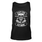 Herren 40 Geburtstag Mann Geschenk Lustig Captain Kapitän Tank Top