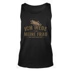 Herren Angler Und Ehemann Spruch Ich Liebe Es Angeln Zu Gehen Tank Top