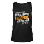 Herren Bergsteiger Lustig Spruch Legende Berge Witzig Tank Top