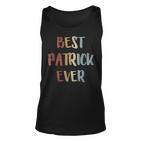 Herren Best Patrick Ever Retro Vintage Vornamen Geschenk Tank Top