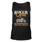 Herren Biker Opa Cooler Motorrad Fahrer Großvater Geschenk Tank Top