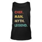 Herren Chef Mann Mythos Legende Tank Top