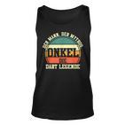 Herren Dart Onkel Dartsspieler Darts Tank Top