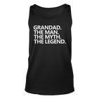 Herren Granddad The Man The Myth The Legend Vatertag Tank Top