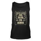 Herren Lebende Legende 20 Geburtstag Tank Top