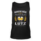 Herren Lutz Name Geschenk-Idee Geburtstag Lustiger Spruch Tank Top