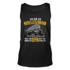 Herren Modelleisenbahn Opa Eisenbahner Modellbauer Rentner Tank Top