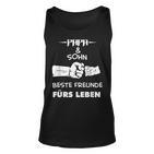 Herren Papa Vater Und Sohn Hände Geschenk Vatertag Geburtstag Tank Top