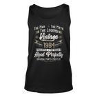 Herren Unisex TankTop 39. Geburtstag, Vintage 1984, Mann Mythos Legende