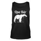 Herren Unisex TankTop Opa Bär, Lustige Geburtstagsidee für Großväter