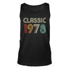 Klassisch 1978 Vintage 45 Geburtstag Geschenk Classic Tank Top