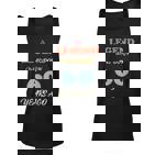 A Legend Was Born Jahrestag Vintage Farben Tank Top