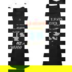 A Legend Was Born Jahrestag Vintage Farben Tank Top