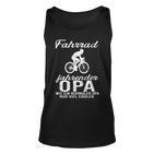 Opa auf Fahrrad Unisex TankTop, Cool für Radfahrende Großväter