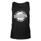 Opa Man Myth Legend Lustiger Vatertag Opa Tank Top