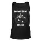 Optimized Schneemobil-Legende Unisex TankTop, Winterrennen für Schneemobilfahrer