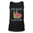 Peace Love Flower 60Er 70Er Jahre I Hippie-Kostüm Outfit Tank Top