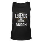 Personalisiertes Legends Are Named Andon Unisex TankTop, Sternen-Design Unisex