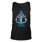 Proud Navy Yaya Geschenk Lover Veteranen Day Tank Top