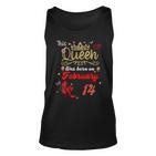 This Queen Was Born On Februar 14 Februar Geburtstag Frauen Tank Top