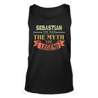 Sebastian Der Mann Mythos Legende Unisex TankTop, Personalisiert