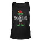 Snowboard-Elfen- Familien-Pyjama Weihnachtselfe Tank Top