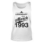 30 Geburtstag 30 Jahre Alt Legendär Seit März 1993 V3 Tank Top