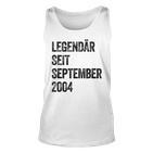 Geburtstag Legendär Seit September 2004 Jahrgang Vintage Tank Top