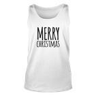 Merry Christmas Weihnachts Spruch Dekoration Damen Herren Tank Top