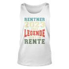 Rentner 2023 Rente Spruch Retro Vintage V2 Tank Top