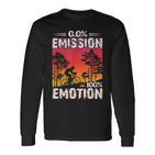 0 Emission 100 Emotion Anti E-Bike Fahrradfahrer Langarmshirts