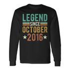 06 Years Old Legend Since Oktober 2016 Trikot 6 Jahr Langarmshirts