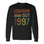 25 Geburtstag Legendär Seit 1997 Geschenk Langarmshirts