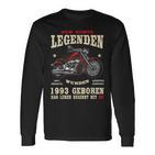 60. Geburtstag Biker Langarmshirts, Motorrad Chopper 1963 Motiv für Männer