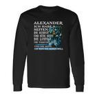 Alexander Langarmshirts personalisiert, mit Drachen & lustigem Spruch