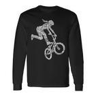 Bmx Mädchen Bike Stunt Kinder Langarmshirts