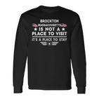 Brockton Massachusetts Ort Besuchen Bleiben Usa City Langarmshirts